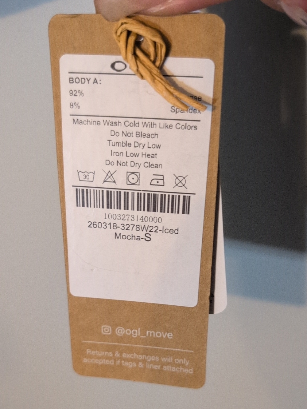 OGL Brown Draped Ruched V-Neck Top - Picture 2 of 5